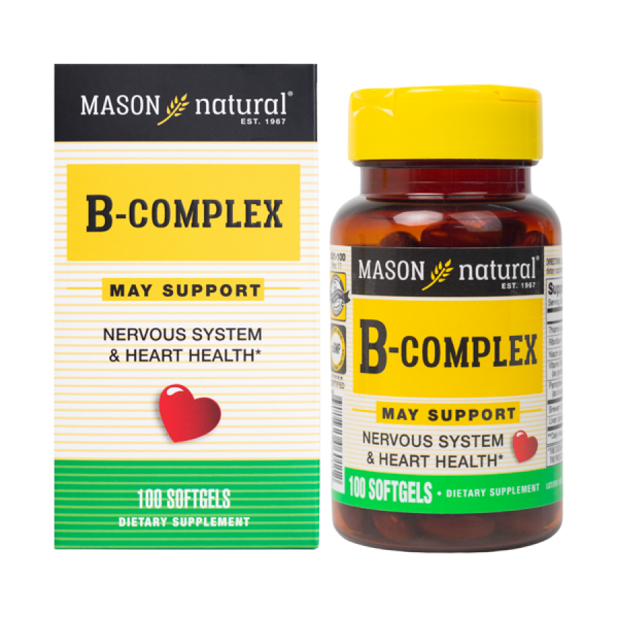 Mason Natural B-Complex - Bổ sung vitamin nhóm B cho cơ thể