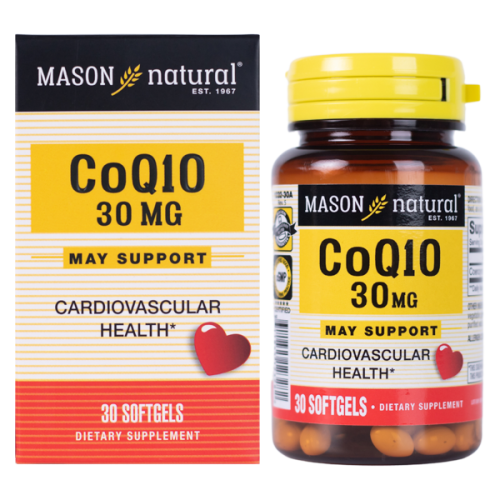 Mason Natural CoQ10 30mg - Hỗ trợ sức khỏe tim mạch