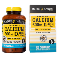 Mason Natural Calcium 600mg + D3 - Bổ sung canxi cho cơ thể