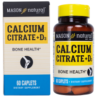 Mason Natural Calcium Citrate + D3 - Bổ sung canxi hữu cơ cho cơ thể