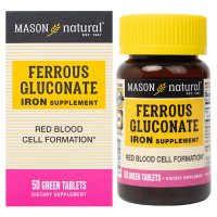 Mason Natural Ferrous Gluconate - Sắt hữu cơ cho bà bầu (50 viên)