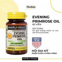 Mason Natural Evening Primrose Oil - Hỗ trợ tăng cường sức khỏe nữ giới