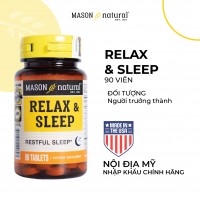 Mason Natural Relax & Sleep – Hỗ trợ cải thiện và nâng cao chất lượng giấc ngủ