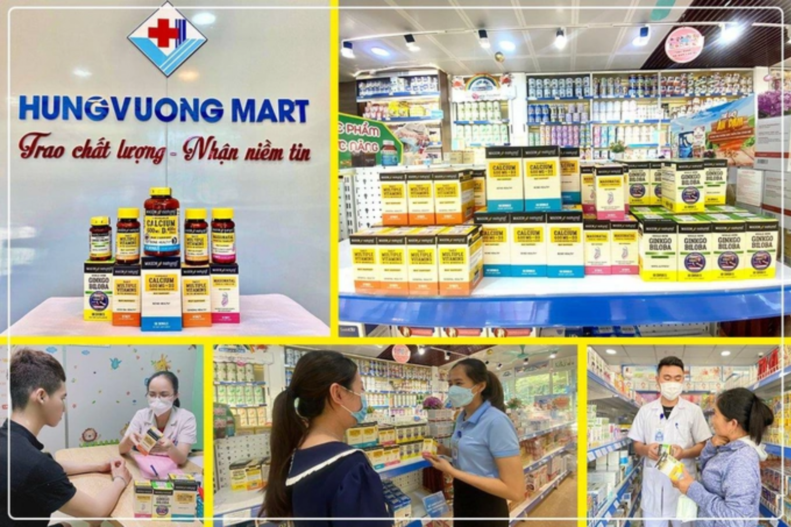 Sản phẩm Mason Natural được đánh giá cao và được tư vấn cho người bệnh tại Bệnh viện Hùng Vương.