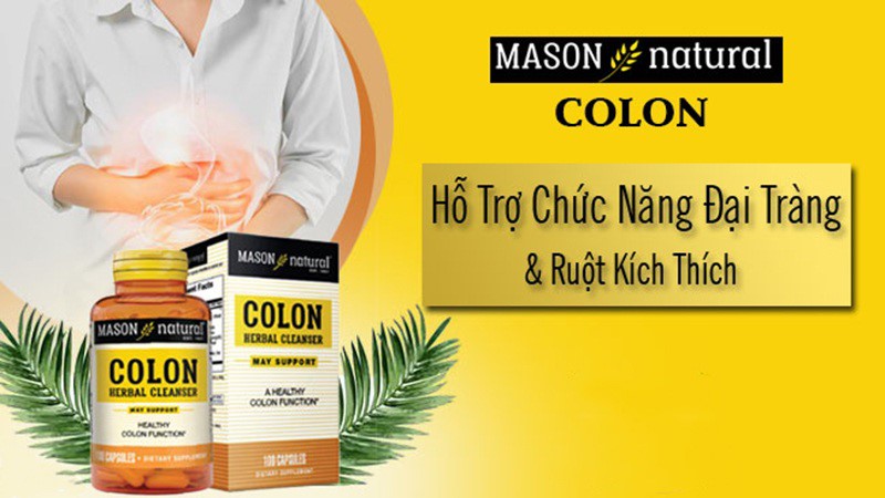 Mason Colon – sản phẩm hàng đầu tốt cho đại tràng được chuyên gia khuyên dùng