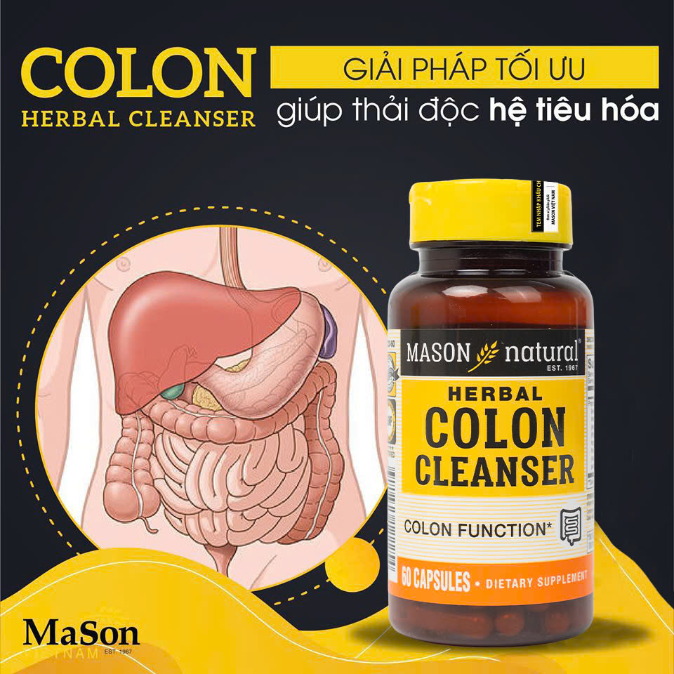 Mason Colon - giúp thải độc hệ tiêu hóa
