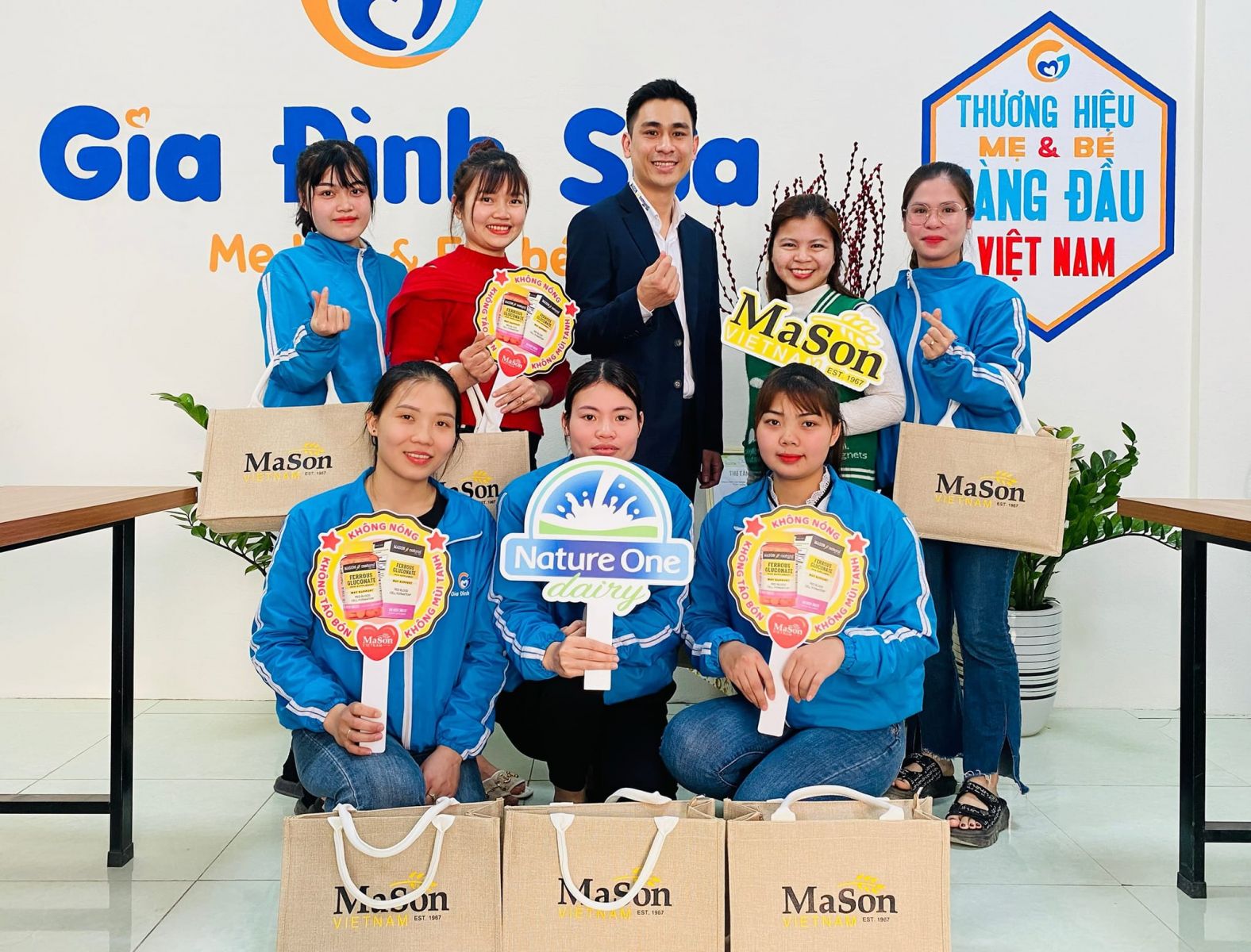 Mason Việt Nam đào sản phẩm tại Hệ thống Gia đình Sữa – Thanh Hóa