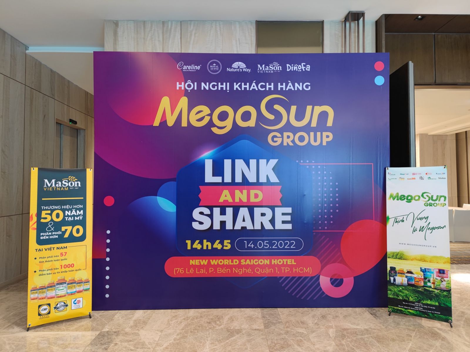 Mason Việt Nam hân hạnh đồng hành cùng chương trình hội nghị khách hàng Megasun Group