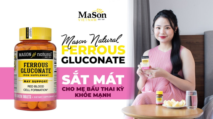 Sắt hữu cơ Mason – sản phẩm đang được nhiều mẹ bầu lựa chọn.