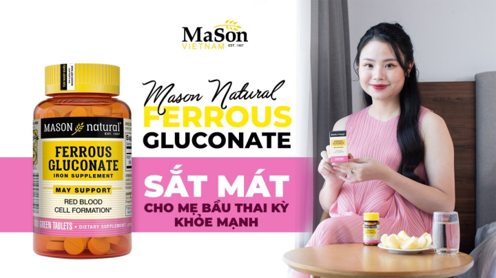  Sắt hữu cơ Mason – sản phẩm đang được nhiều mẹ bầu lựa chọn.